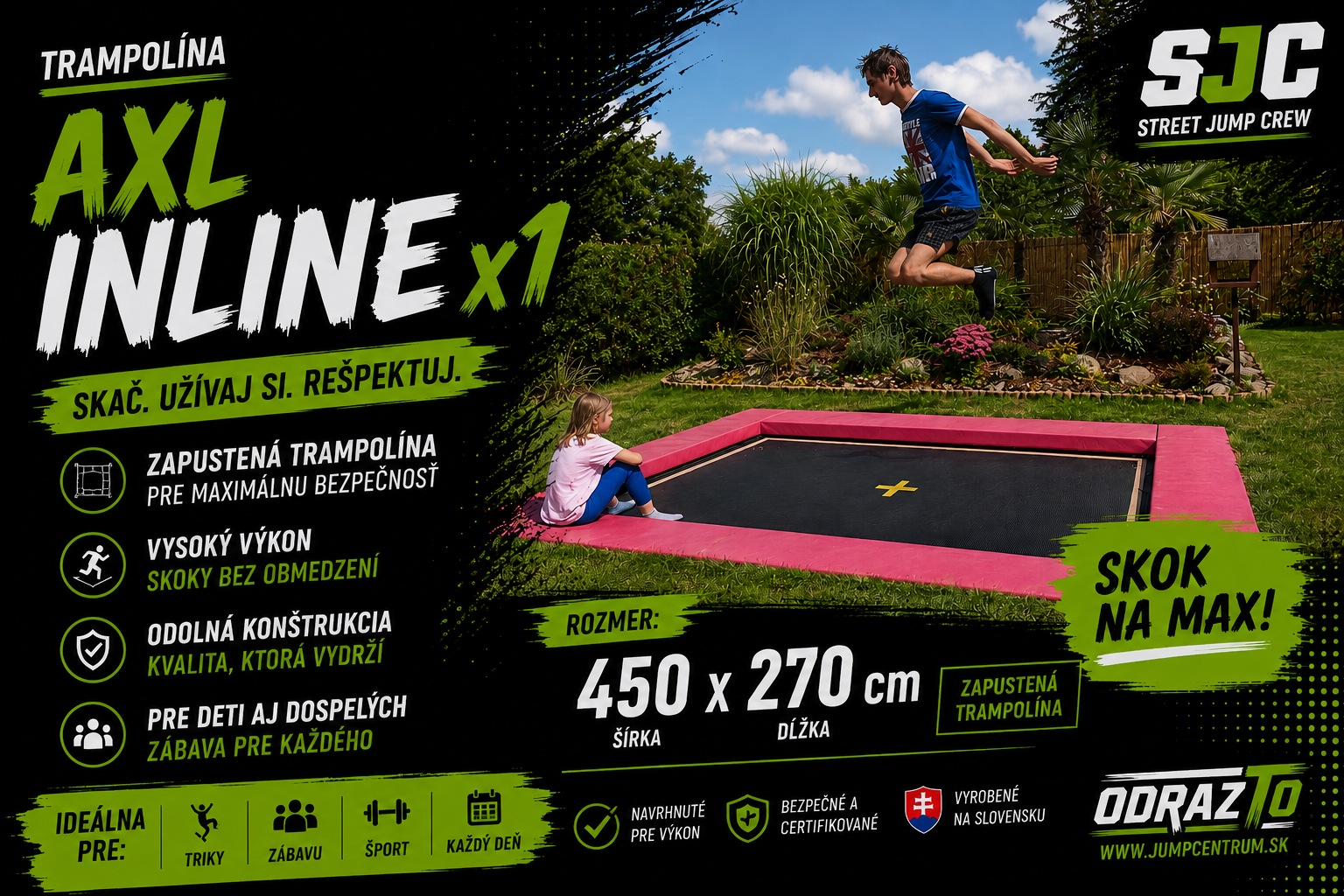 BANER Trampolina Ix1 Zapustena 450x270cm